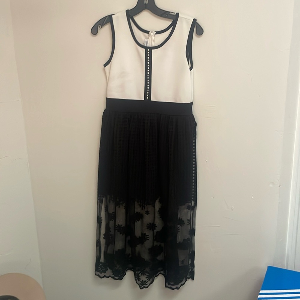 Bonnie Jean Maxi Dress Black And White
